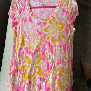Lily Pulitzer printed top size M